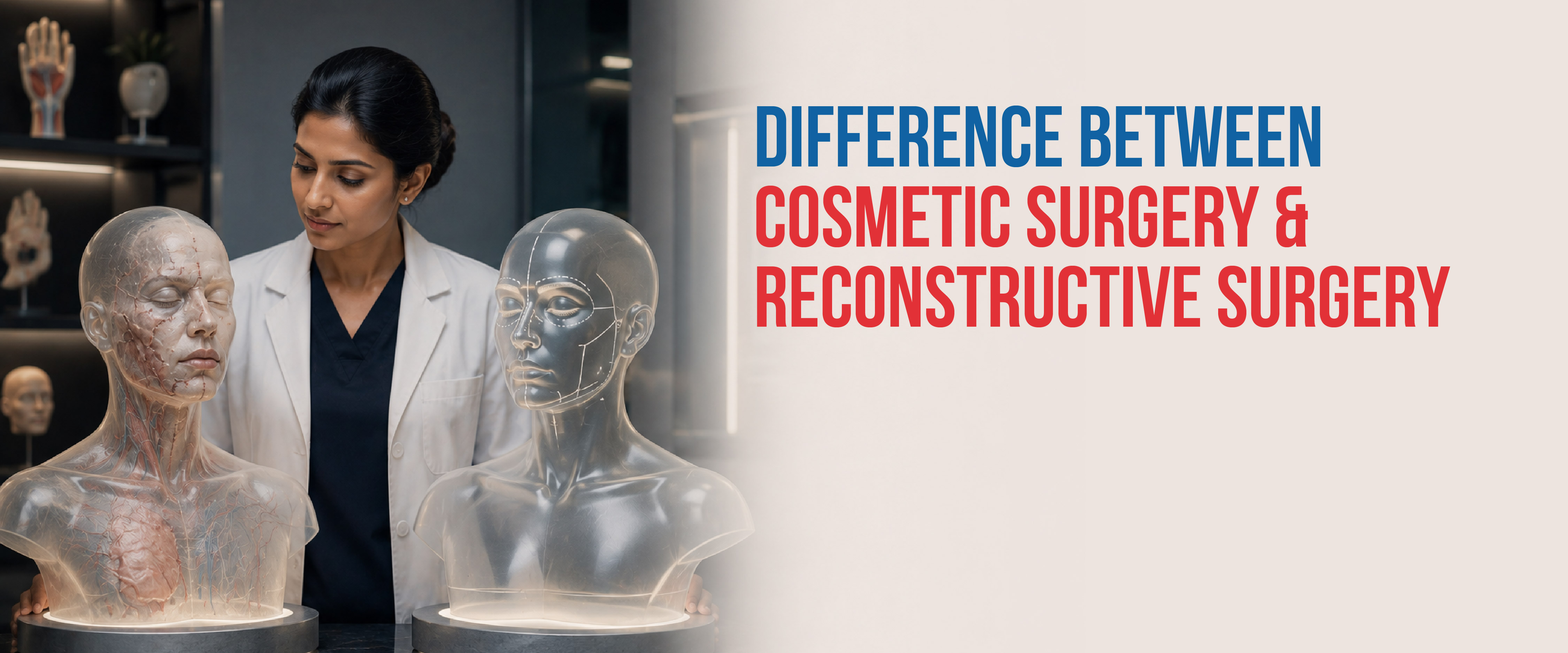 Cosmetic surgery vs reconstructive surgery